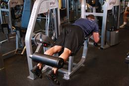 Curl femoral (tumbado): posición inicial
